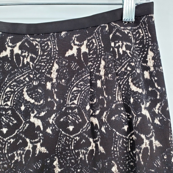 Talbots Black White Printed Pencil Skirt - Picture 2 of 7